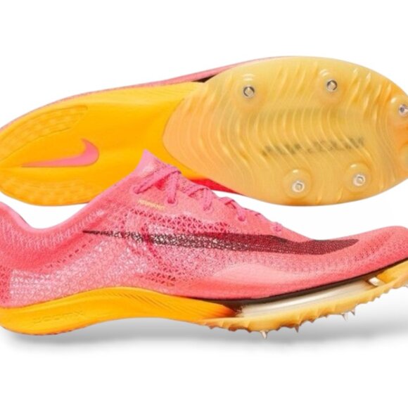 Nike Air Zoom Victory Hyper Pink Orange Mens Womens Track and Field Spikes NEW - Picture 1 of 7